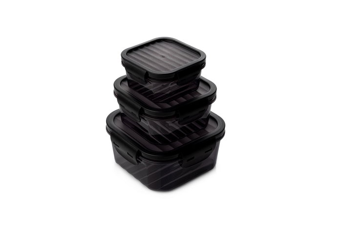 Hermia Juego de Cajas de Almacenamiento ET-00113, 6 piezas, Antracita Hermia Juego de Cajas de Almacenamiento ET-00113, 6 piezas, Antracita